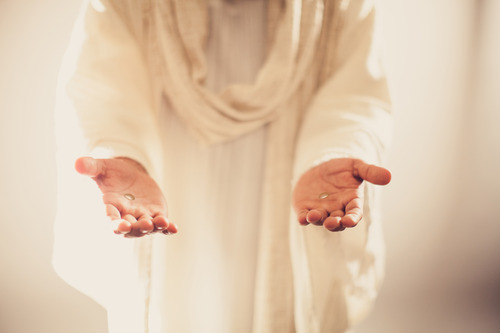 clipart jesus outstretched hands - photo #41