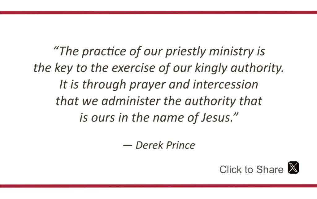 The practice of our priestly ministry is the key to the exercise of our kingly authority.