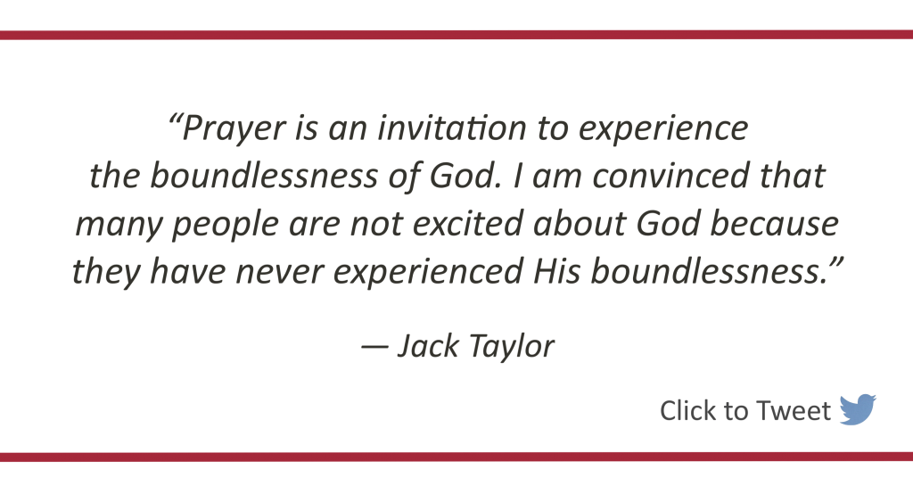 Prayer is an Invitation to Experience God's Boundlessness